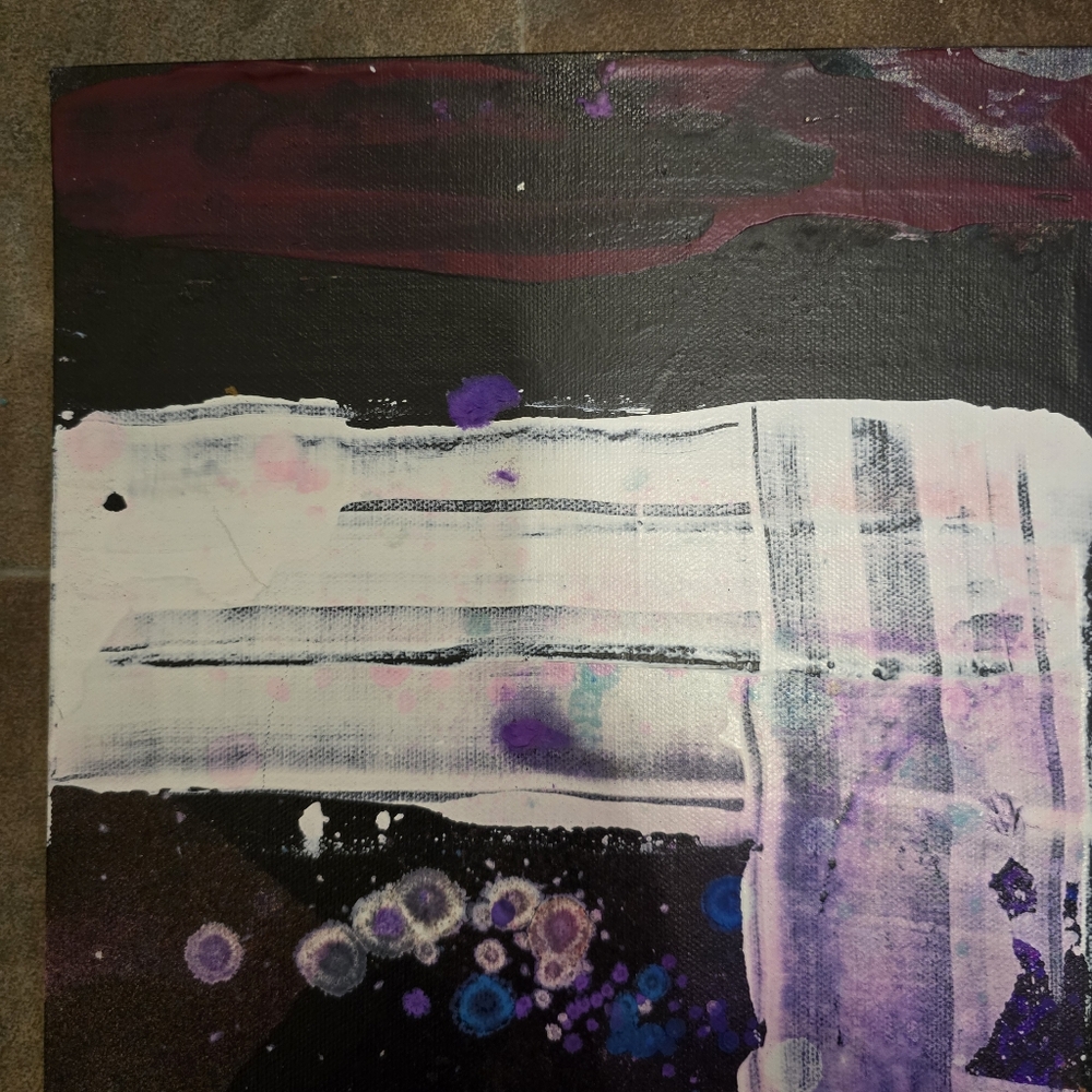 HANDCRAFTED Abstract Painting HANDPAINTED Wall Art Decor HANDMADE Artwork - Picture 14 of 14